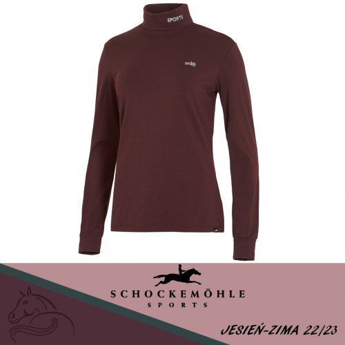 Golf damski AMBER Style jesień-zima 2022/23 - Schockemohle - wine