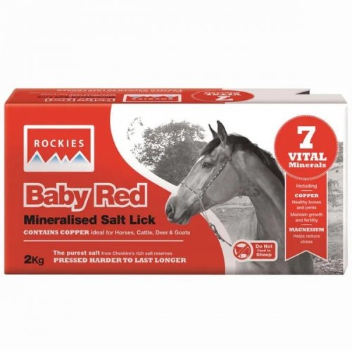 Lizawka dla źrebaków BABY RED 2 kg - ROCKIES
