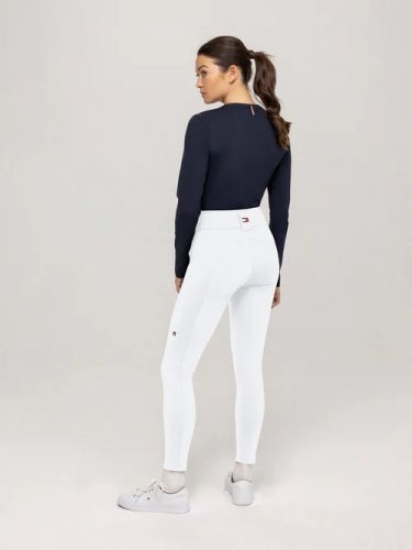Bryczesy damskie zimowe VERMONT - Tommy Hilfiger Equestrian - optic white
