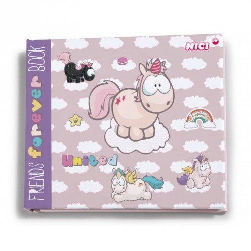 Pamiętnik z brokatem Theodor 20x17 cm - NICI