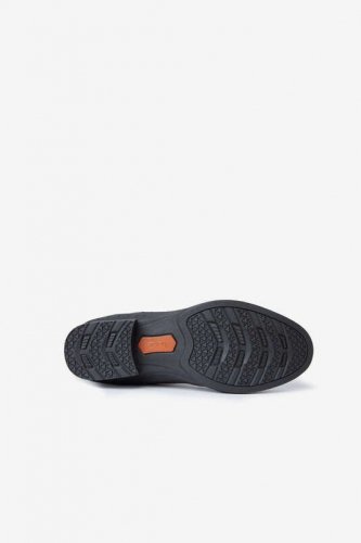 Sztyblety ze skóry syntetycznej dwukolorowe Kilkenny - HORZE - black/grey