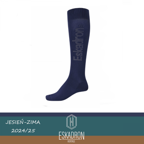 Podkolanówki KNEESOCKS Heritage AW 24/25 - Eskadron - true blue