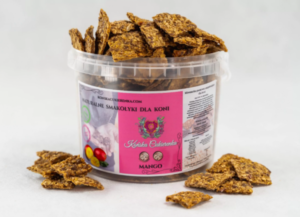 Naturalne ciasteczka 1,2L - Końska Cukierenka - mango