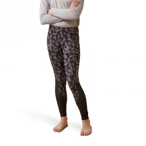 Legginsy jeździeckie młodzieżowe Eos FS Tight - Ariat - periscope camo horse