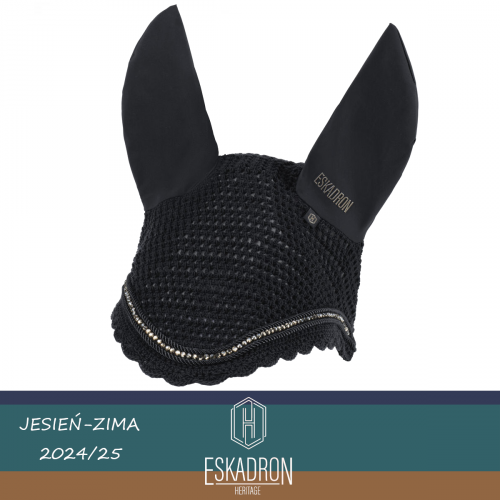 Nauszniki CRYSTAL SHETTY Heritage AW 24/25 - Eskadron - black