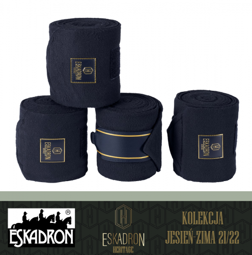 Bandaże FLEECE - Heritage AW 2021/22 - Eskadron - navy