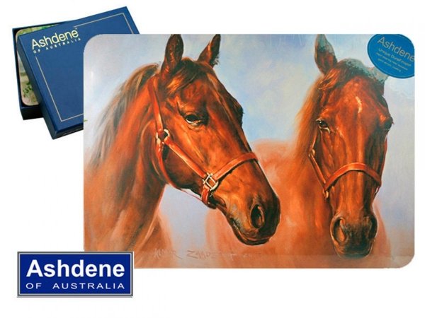 Zestaw podkładek korkowych THOROUGHBREDS 4szt - Hanipol