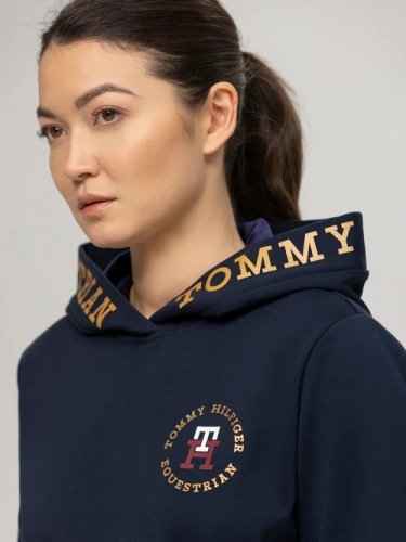 Bluza damska COLORADO LOGO - Tommy Hilfiger Equestrian - desert sky