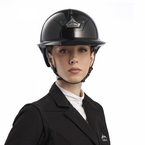 Kask jeździecki Vita Helmet GST black/medium shell glossy - Veredus - wide glossy