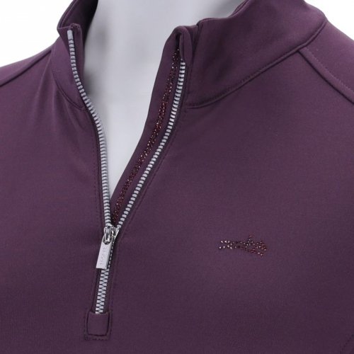 Bluzka techniczna SPAyla Style AW24 - Schockemohle - deep mauve