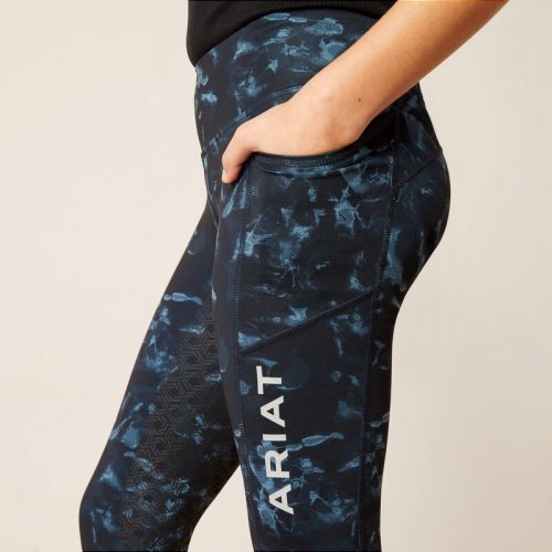 Legginsy młodzieżowe Eos Print FS - Ariat - stormy skies