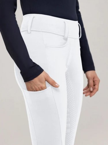 Bryczesy damskie zimowe VERMONT - Tommy Hilfiger Equestrian - optic white