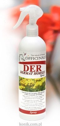 Naturalny spray ochronny przeciw owadom DER Dermat Horse Spray - 500 ml - OFFICINALIS