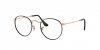 OKULARY KOREKCYJNE RAY-BAN® ROUND METAL RX 3447V 3173 47 ROZMIAR S