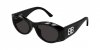 OKULARY BALENCIAGA BB 0396SK 001 55 ROZMIAR M