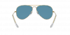 OKULARY RAY-BAN® AVIATOR LARGE METAL RB 3025 9196S2 55 ROZMIAR S Z POLARYZACJĄ