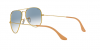 OKULARY RAY-BAN® AVIATOR LARGE METAL RB 3025 001/3F 55 ROZMIAR S
