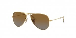 OKULARY DZIECIĘCE RAY-BAN® JUNIOR AVIATOR RJ 9506S 223/T5 52 Z POLARYZACJĄ