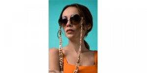 Łańcuszek do okularów EVA - beżowy - H1139.300