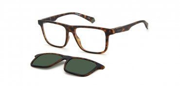 OKULARY KOREKCYJNE POLAROID PLD 2131CS N9P 55 ROZMIAR M + NAKŁADKA Z POLARYZACJĄ
