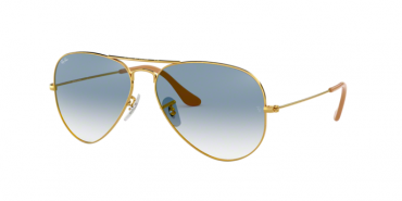 OKULARY RAY-BAN® AVIATOR LARGE METAL RB 3025 001/3F 55 ROZMIAR S
