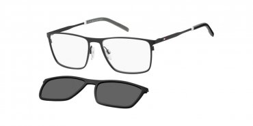 OKULARY KOREKCYJNE TOMMY HILFIGER TH 1803CS 003 58 ROZMIAR L + NAKŁADKA Z POLARYZACJĄ