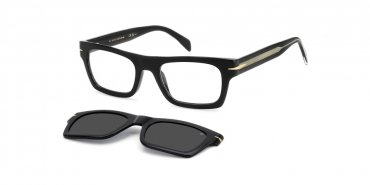 OKULARY KOREKCYJNE DAVID BECKHAM DB 7129CS 807 51 ROZMIAR M + NAKŁADKA Z POLARYZACJĄ