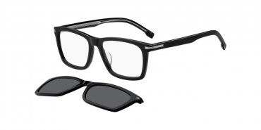 OKULARY KOREKCYJNE BOSS 1726GCS 807 55 ROZMIAR M + NAKŁADKA Z POLARYZACJĄ