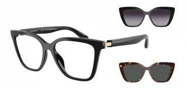 OKULARY KOREKCYJNE EMPORIO ARMANI EA 4254U 50171W 52 ROZMIAR M + NAKŁADKA