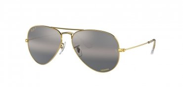 OKULARY RAY-BAN® AVIATOR LARGE METAL RB 3025 9196G3 58 ROZMIAR M Z POLARYZACJĄ