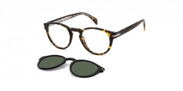 OKULARY KOREKCYJNE DAVID BECKHAM DB 7104CS 086 49 ROZMIAR S + NAKŁADKA Z POLARYZACJĄ