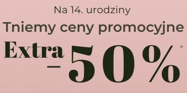 Rabat: EXTRA -50% przy zakupie wybranych szkieł korekcyjnych - odbierz w salonie