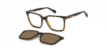 OKULARY KOREKCYJNE POLAROID PLD D556C 086 54 ROZMIAR M + NAKŁADKA Z POLARYZACJĄ