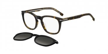 OKULARY KOREKCYJNE BOSS 1725GCS WR7 51 ROZMIAR M + NAKŁADKA Z POLARYZACJĄ