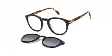 OKULARY KOREKCYJNE DAVID BECKHAM DB 1080CS WR7 49 ROZMIAR M + NAKŁADKA Z POLARYZACJĄ