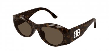 OKULARY BALENCIAGA BB 0396SK 002 55 ROZMIAR M