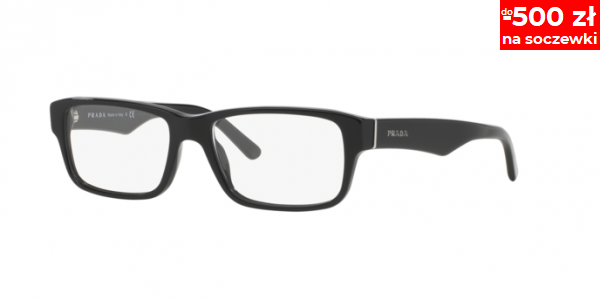 OKULARY KOREKCYJNE PRADA EYEWEAR HERITAGE PR 16MV 1AB1O1 53 ROZMIAR S