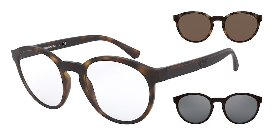 OKULARY KOREKCYJNE EMPORIO ARMANI EA 4152 58021W 52 ROZMIAR M + NAKŁADKI