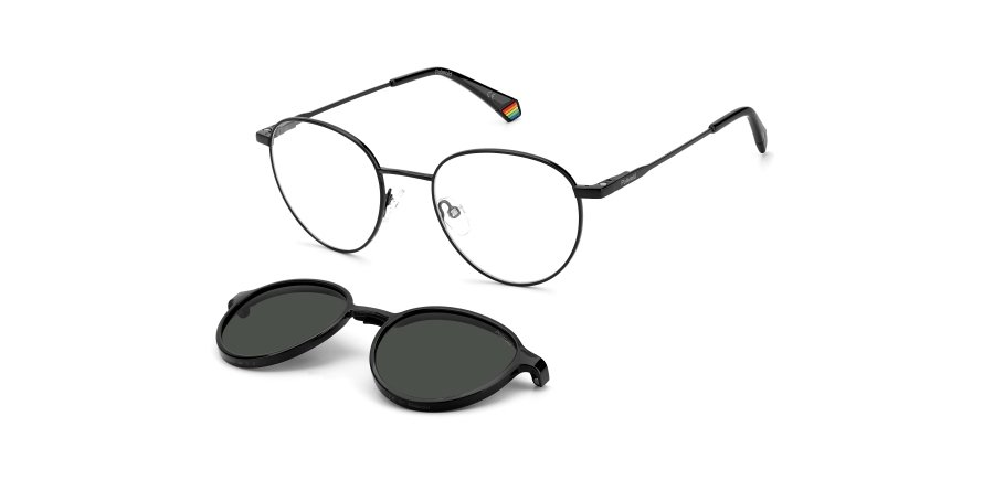 OKULARY KOREKCYJNE POLAROID PLD 6158CS 807 51 ROZMIAR M + NAKŁADKA Z POLARYZACJĄ