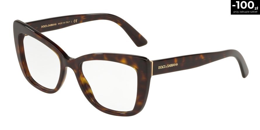 OKULARY KOREKCYJNE DOLCE & GABBANA DG 3308 502 53 ROZMIAR M