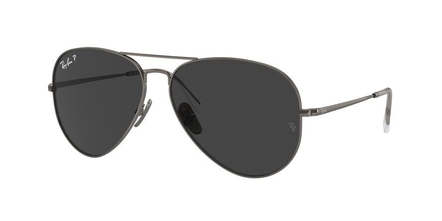 OKULARY RAY-BAN® AVIATOR TITANIUM RB 8089 165/48 62 ROZMIAR L Z POLARYZACJĄ