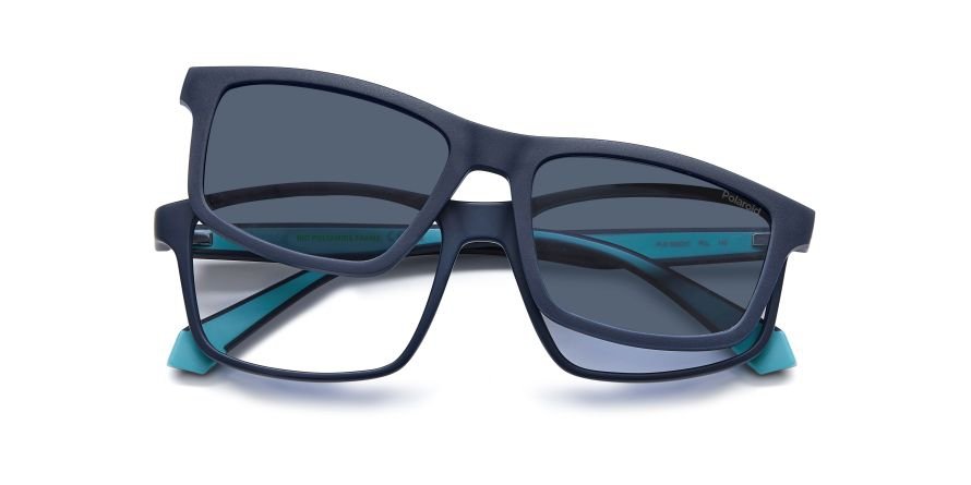 OKULARY KOREKCYJNE POLAROID PLD D622C FLL 56 ROZMIAR M + NAKŁADKA