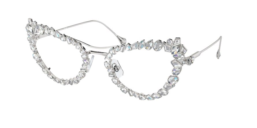 OKULARY SWAROVSKI SK 7011 4001SB 56 ROZMIAR L