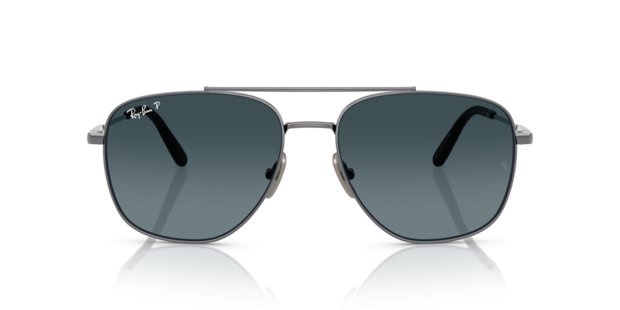 OKULARY RAY-BAN® WILLIAM TITANIUM RB 8097 165/S3 59 ROZMIAR L Z POLARYZACJĄ