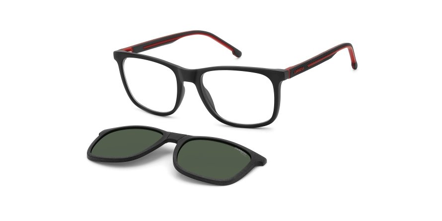 OKULARY KOREKCYJNE CARRERA CA 8918C BLX 54 ROZMIAR M + NAKŁADKA Z POLARYZACJĄ