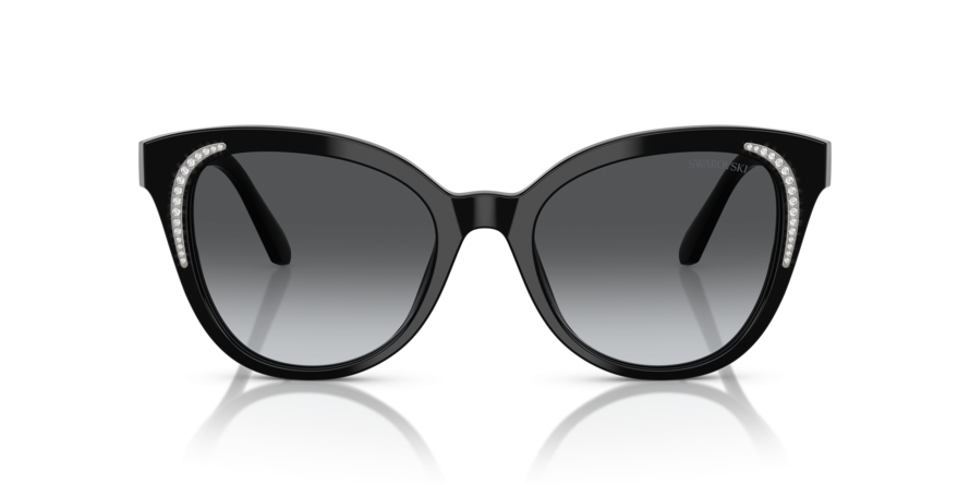 OKULARY SWAROVSKI SK 6031 1001T3 53 ROZMIAR M Z POLARYZACJĄ