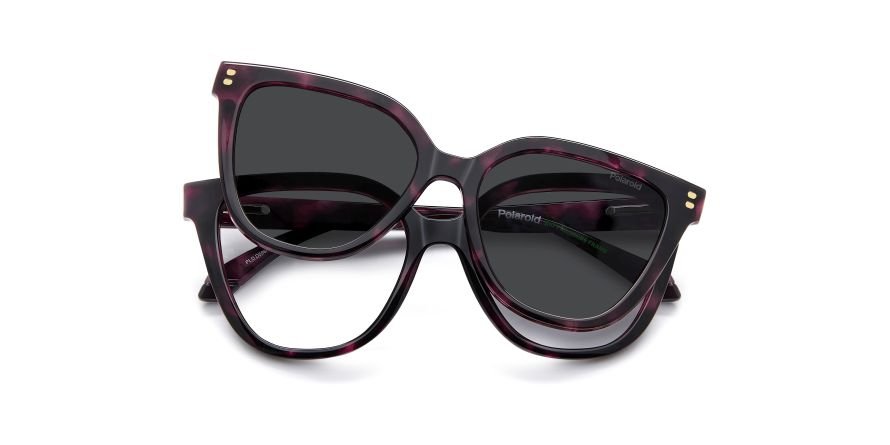 OKULARY KOREKCYJNE POLAROID PLD D596C HKZ 53 ROZMIAR M + NAKŁADKA