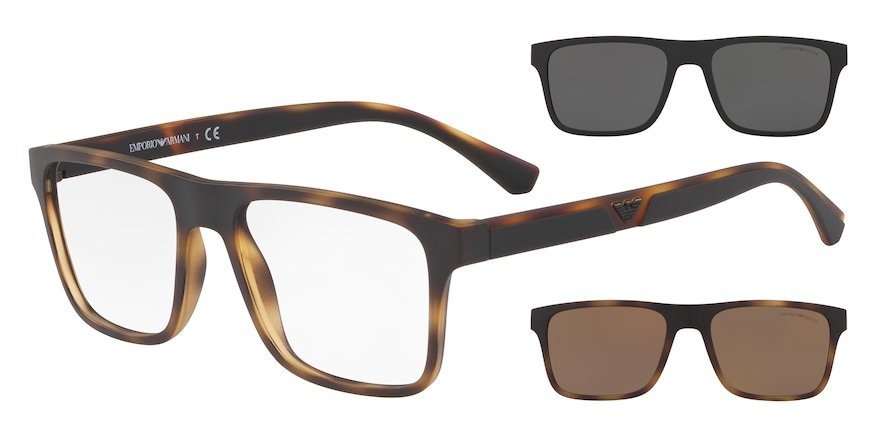 OKULARY KOREKCYJNE EMPORIO ARMANI EA 4115 58021W 54 ROZMIAR M + NAKŁADKI