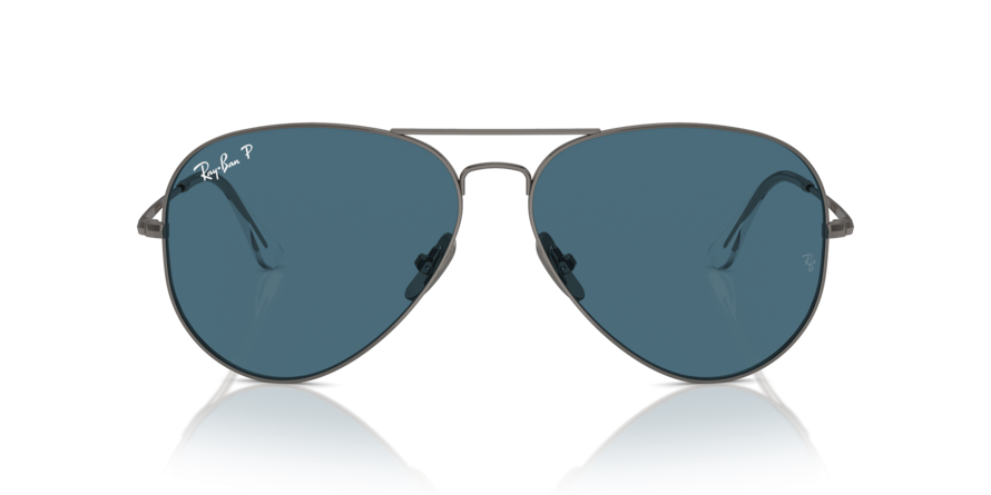OKULARY RAY-BAN® AVIATOR TITANIUM RB 8089 165/S2 58 ROZMIAR M Z POLARYZACJĄ