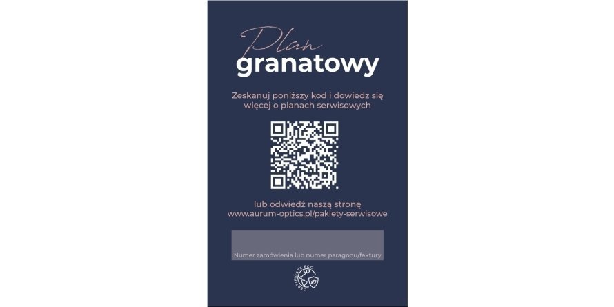 Plan Serwisowy - Granatowy (1 szt.)